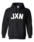 Felt Applique JXN Hooded Sweatshirt