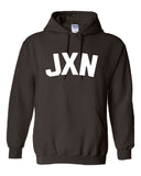 Felt Applique JXN Hooded Sweatshirt