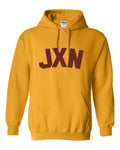 Felt Applique JXN Hooded Sweatshirt