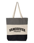 Vancouver Proper Striped Canvas Tote