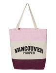 Vancouver Proper Striped Canvas Tote